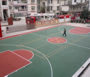 北流球场弹性地板工程